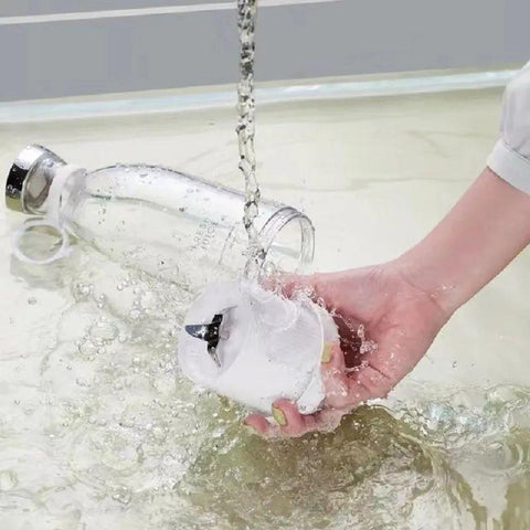 Portable USB Rechargeable Fresh Juice Blender Bottle – 350ml