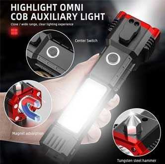 Emergency survival LED Flashlight