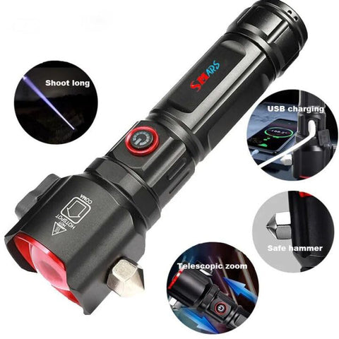 Emergency survival LED Flashlight