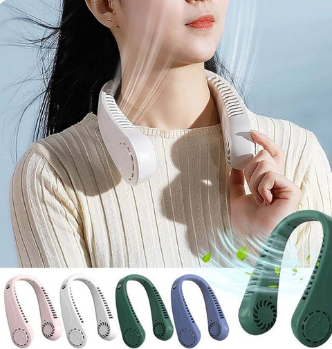 Portable Bladeness Neck fan