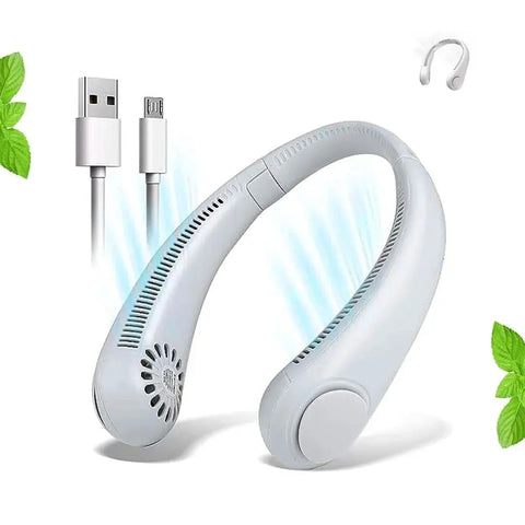Portable Bladeness Neck fan