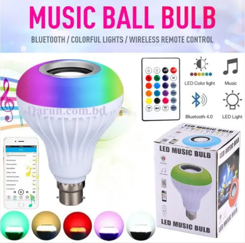 RGB LED Music Bulb