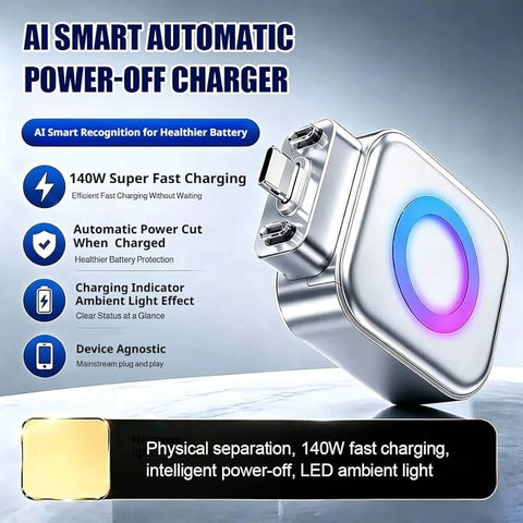 140W AI Smart Fast Charging Adapter