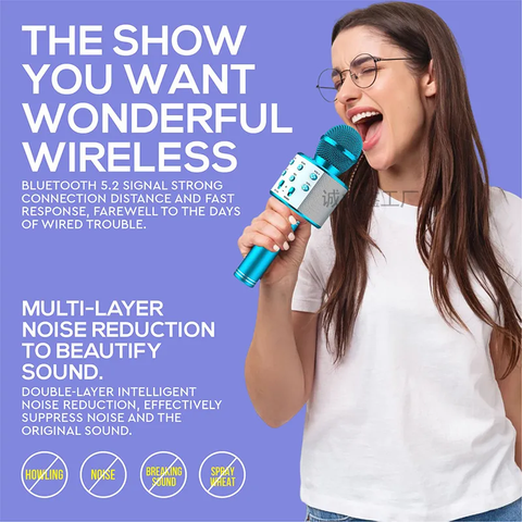 Handheld Wireless Bluetooth Mic
