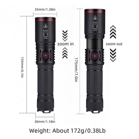 Emergency survival LED Flashlight