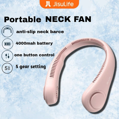 Portable Bladeness Neck fan